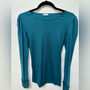 NWNT, Free People Intimately long sleeve top, Size Medium